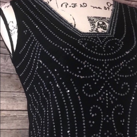 S. Levine Tops - Tahari Arthur S Levine Sleeveless Beaded Top